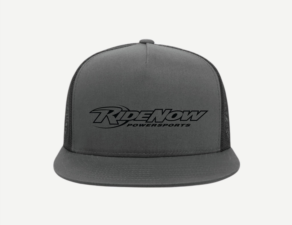 Flat Bill 6 Panel Trucker Hat