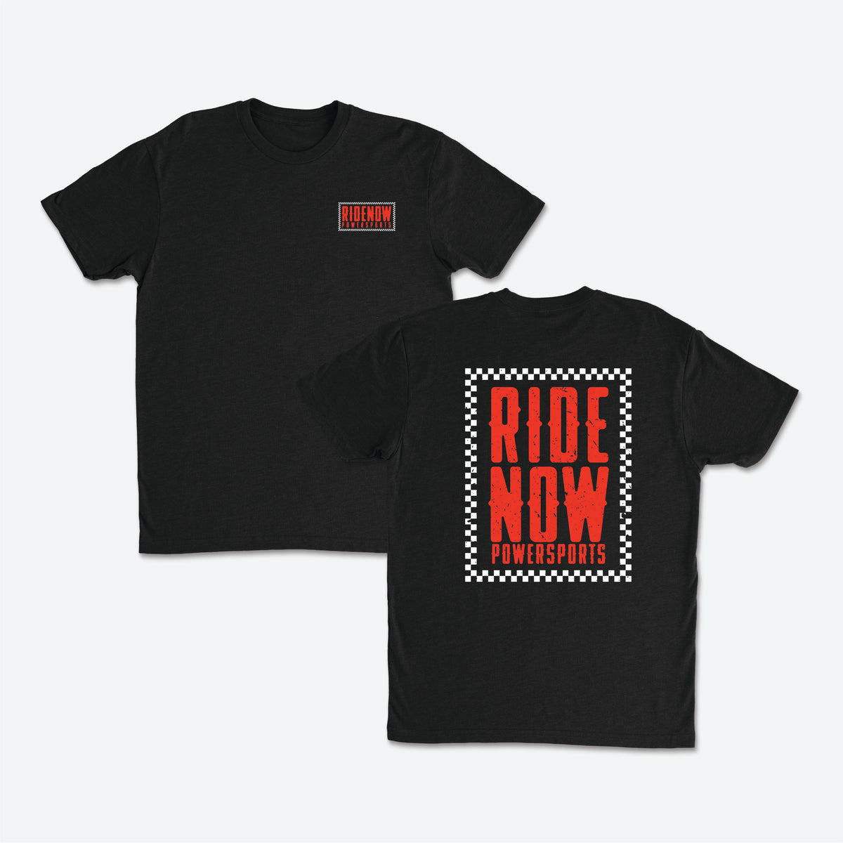 RideNow Checkered Block Tee