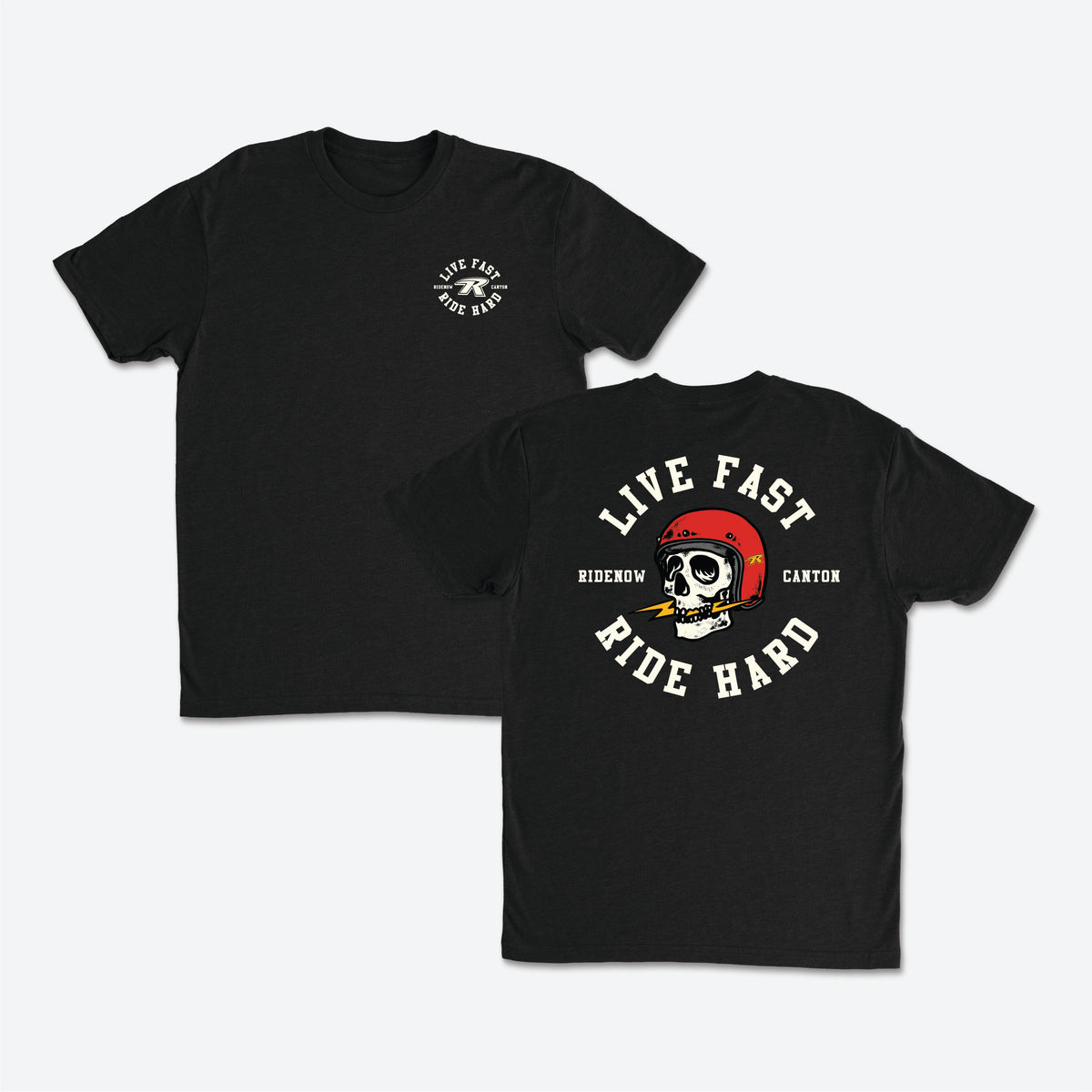 RideNow Live Fast Ride Hard Tee